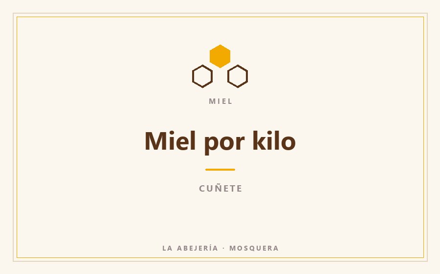 Miel a granel (Cuñete) - La Abejería